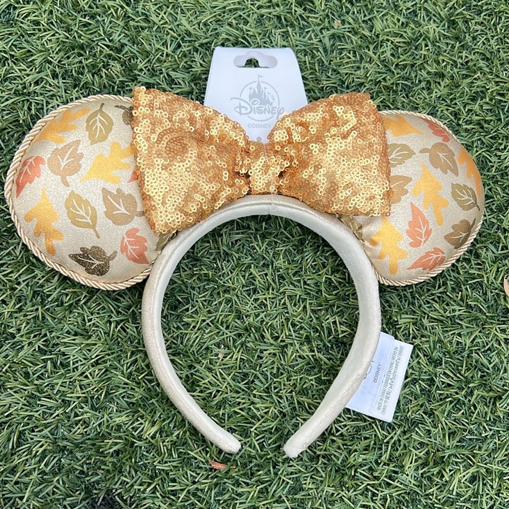 NWT fall leaves Mickey ears